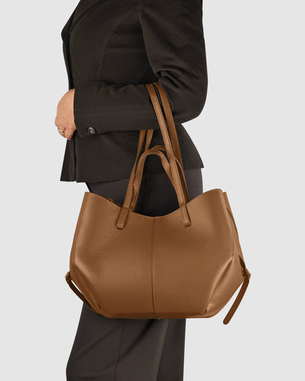 Calf Leather Tote Bag
