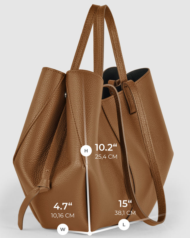 Calf Leather Tote Bag