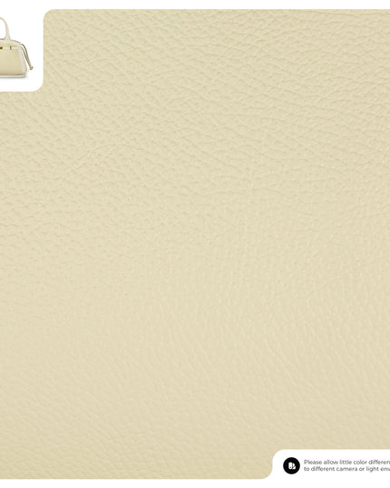 Calf & Suede Leather Top-Handle Bag