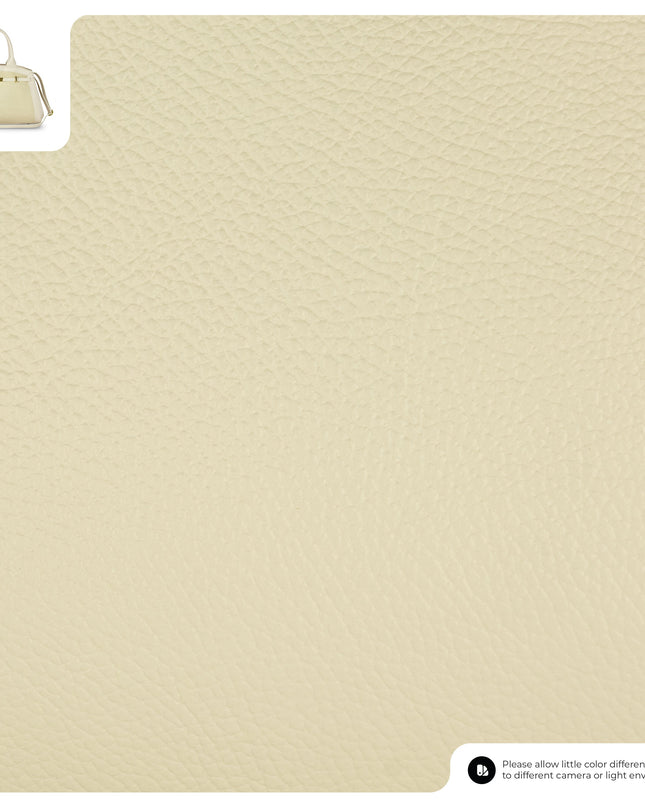 Calf & Suede Leather Top-Handle Bag