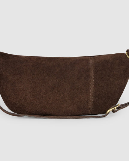 Suede Leather Crossbody Bag