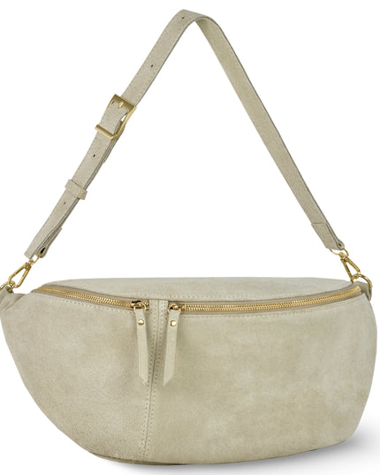 Suede Leather Crossbody Bag