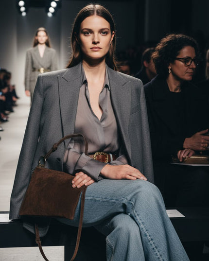 Suede Leather Shoulder Bag