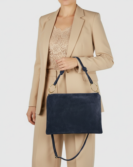 Suede Leather Shoulder Bag