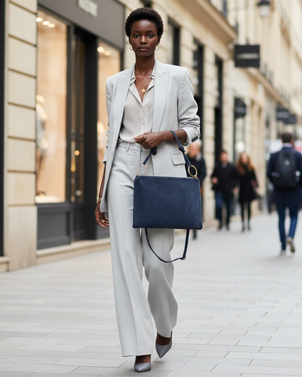Suede Leather Shoulder Bag