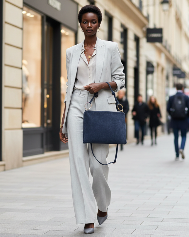 Suede Leather Shoulder Bag
