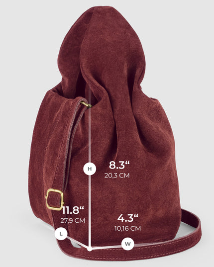 Suede Leather Shoulder Bag