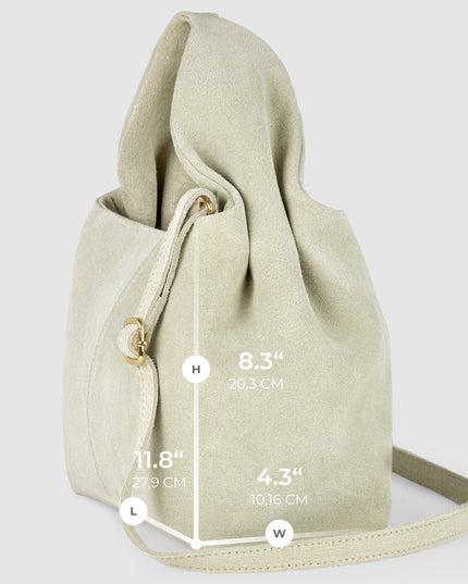 Suede Leather Shoulder Bag