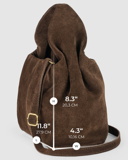 Suede Leather Shoulder Bag