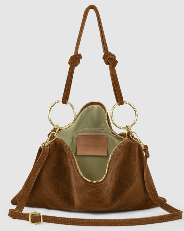 Suede Leather Shoulder Bag