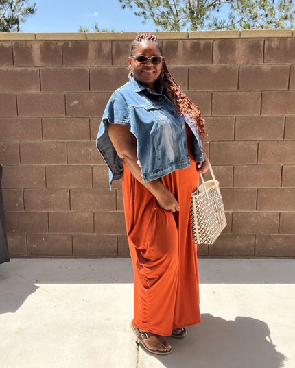 The Mira Almond Spaghetti Strap Maxi Dress