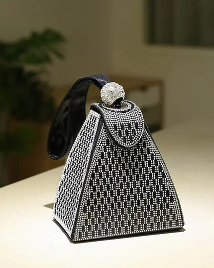 Luxury Diamond Clutch Bag for Women - Evening Purse