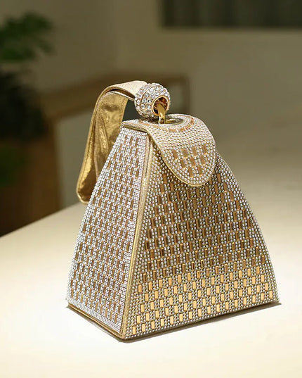 Luxury Diamond Clutch Bag for Women - Evening Purse