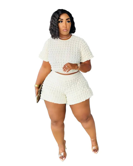 Plus Size Women's Casual Two-Piece Set for Summer