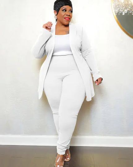 Plus Size Women’s Matching Two-Piece Outfit Set